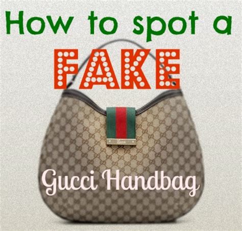 tell tale signs of fake gucci|how to spot a gucci bag.